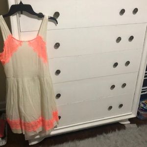Free People Festival Ready Neon Lace BOHO Dress